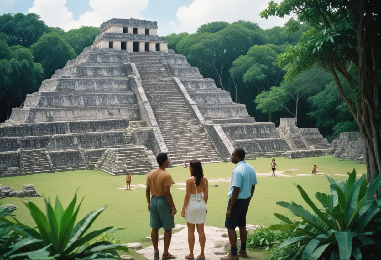 Ancient Maya ruins in the Yucatán
